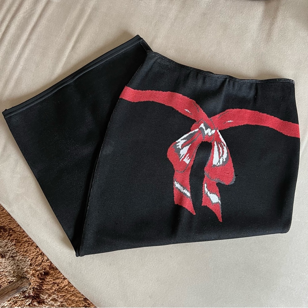 Alaïa FW 1992 iconic ribbon skirt